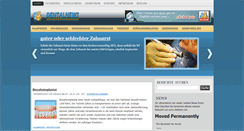 Desktop Screenshot of dentalnews.at
